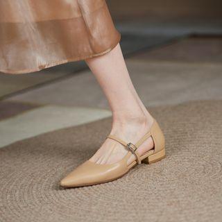 Cutout Mary Jane Shoes