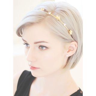 Metallic Floral Headband