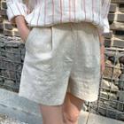 Wide Leg Shorts Almond - One Size