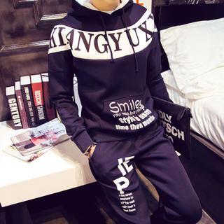 Set : Lettering Hoodies + Pants