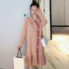 Long-sleeve Polo Knit Dress