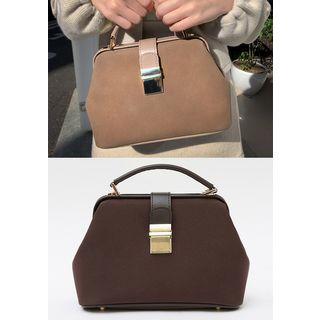 Faux-suede Mini Doctor Bag