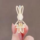 Rabbit Hair Clip Ly2193 - White - One Size