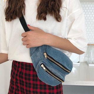 Denim Waist Bag