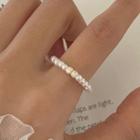 Faux Pearl Ring 3342 - Pearl White - One Size