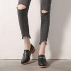 Low Heel Snaffle Loafers