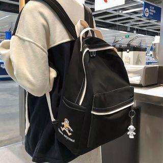 Astronaut Embroidered Nylon Backpack