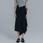 Asymmetrical Crop Wide Leg Pants