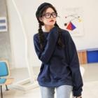 Plain Sweatshirt Sapphire Blue - One Size