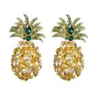 Pineapple Rhinestone Dangle Earring