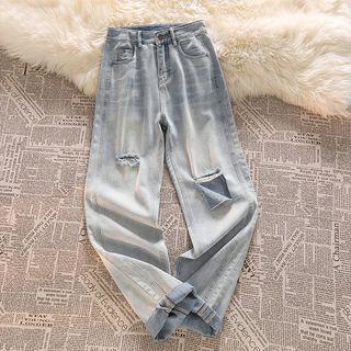 Washed Distressed Jeans (various Designs)