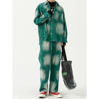 Tie Dye Shirt / Wide Leg Pants