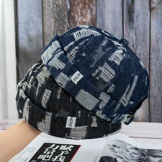 Distressed Brimless Hat