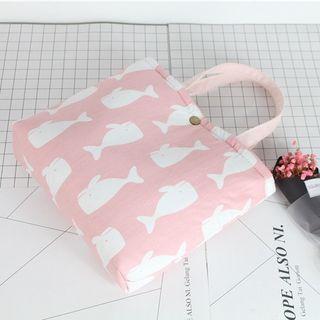 Whale Print Lunch Bag
