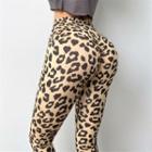 Quick-dry Leopard-print Sports Leggings