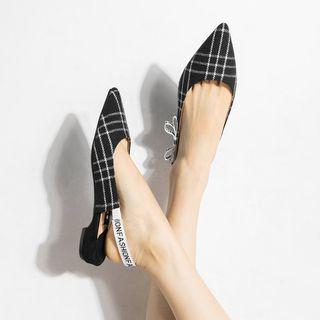 Pointed Toe Slingback Sandals