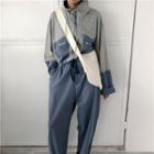 Half-zip Colorblock Jumpsuit