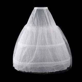 Wedding Petticoat Skirt White - One Size