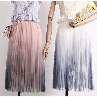Gradient A-line Skirt