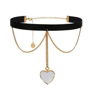 Heart Drop Choker