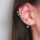 Rhinestone Star Cuff Earring Ac0723 - 1 Pc - Left Ear - As Shown In Figure - One Size