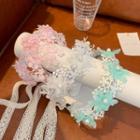 Faux Pearl Flower Lace Hair Band