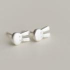 Alloy Rabbit Earring 1 Pair - As Shown In Figure - One Size
