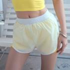 Layered Mesh Sports Shorts