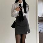 Necktie Shirt / Semi Skirt