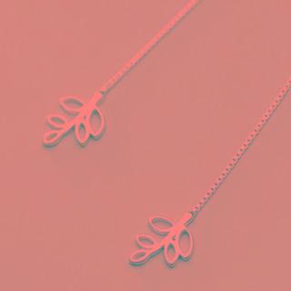 Leaf Drop 925 Sterling Silver Earring 1 Pair - As Shown In Figure - One Size