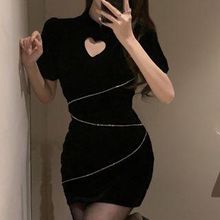 Chain Detail Skinny Dress