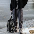 Washed Harem Cargo Sweatpants