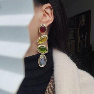 Acrylic Faux Crystal Dangle Earring