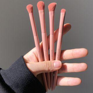 Set Of 4 : Makeup Brush Set Of 4 - Pink - One Size
