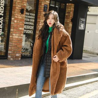 Oversized Faux-shearling Coat