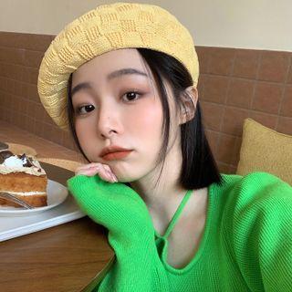 Checker Beret