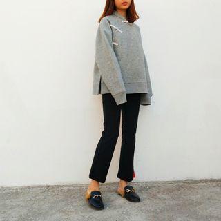 Frog Button Pullover