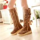 Bow Accent Tall Boots