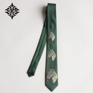 Horse Print Neck Tie Foal - 6cm