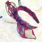 Organza Bow Hair Band