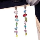 Stone Earring 1 Pair - Multicolor - One Size