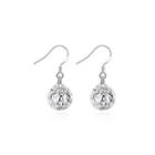 Simple Three-dimensional Ball Earrings Silver - One Size