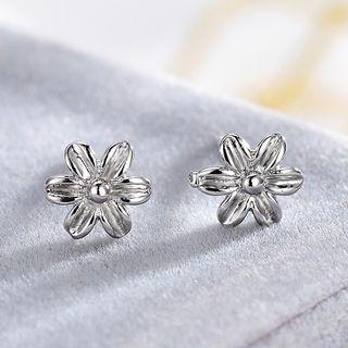Floral Stud Earring 1 Pair - As Shown In Figure - One Size