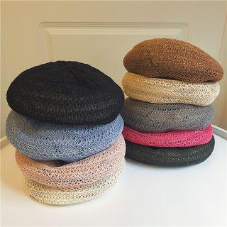 Straw Beret Hat