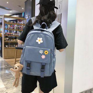 Buckled Floral Backpack