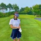 Yoke Pleat Golf Miniskirt