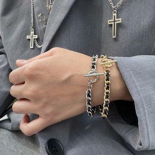 Two Tone Chain Bracelet