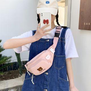 Bear Print Sling Bag