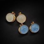 Enamel Disc Alloy Earring