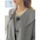 Plus Size Wide-collar Single-breasted Jacket